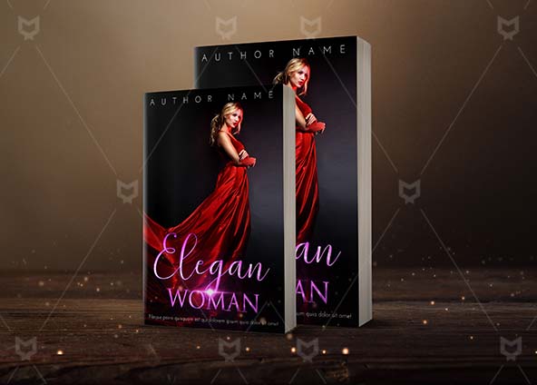 Fantasy-book-cover-design-Elegan Woman-back