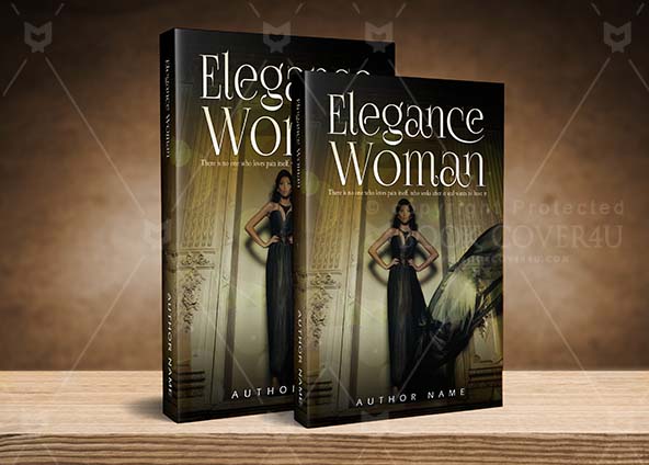 Fantasy-book-cover-design-Elegance Woman-back