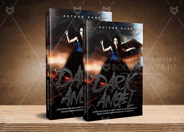 Fantasy-book-cover-design-Dark Angel-back