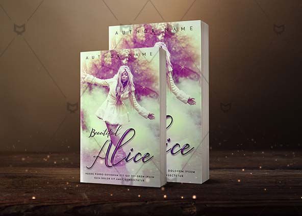 Fantasy-book-cover-design-Beautiful Alice-back
