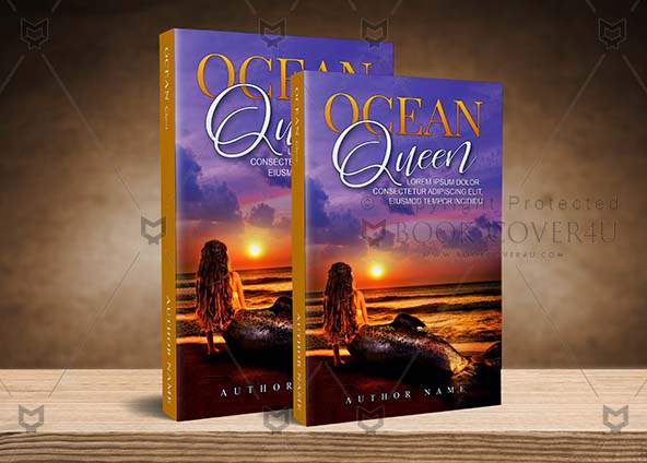 Fantasy-book-cover-design-Ocean Queen-back