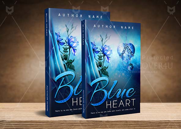 Fantasy-book-cover-design-Blue Heart-back