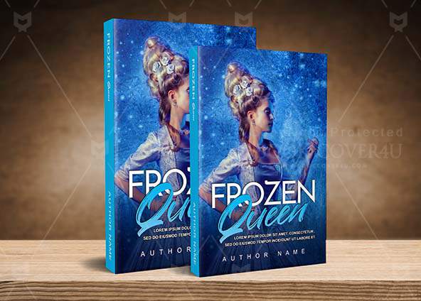 Fantasy-book-cover-design-Frozen Queen-back