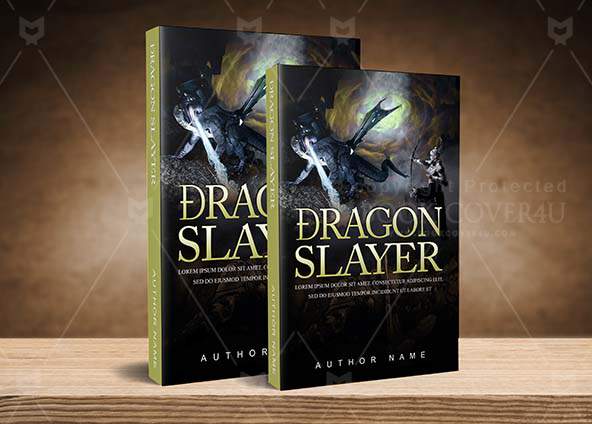 Fantasy-book-cover-design-Dragon Slayer-back