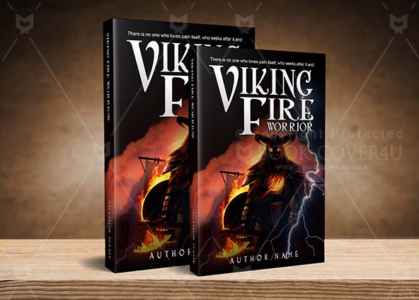 Fantasy-book-cover-design-Viking Fire Worrior-back