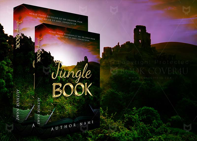 Fantasy-book-cover-design-Jungle Book-back