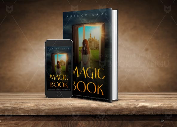 Fantasy-book-cover-design-Magic book-back