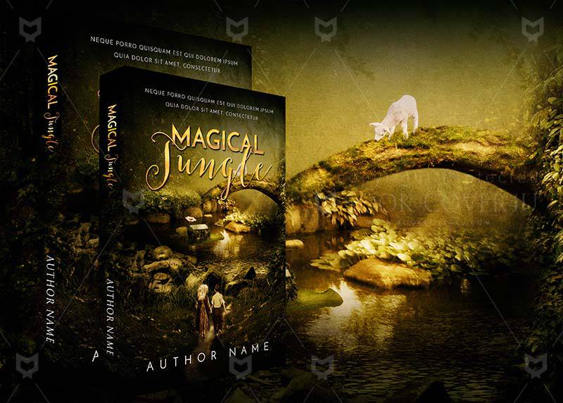 Fantasy-book-cover-design-Magical Jungle-back