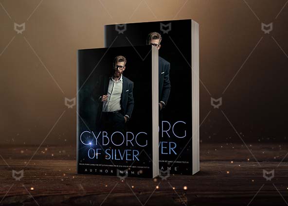 Fantasy-book-cover-design-Cyborg Of Silver-back