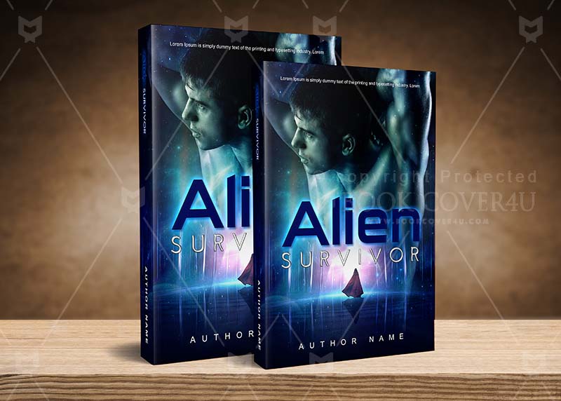 Fantasy-book-cover-design-Alien Survivor-back