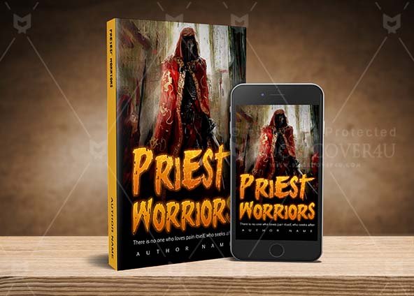 Fantasy-book-cover-design-Priest Worriors-back