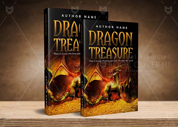 Fantasy-book-cover-design-Dragon Treasure-back