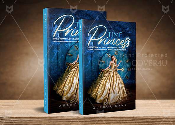 Fantasy-book-cover-design-Time Princess-back