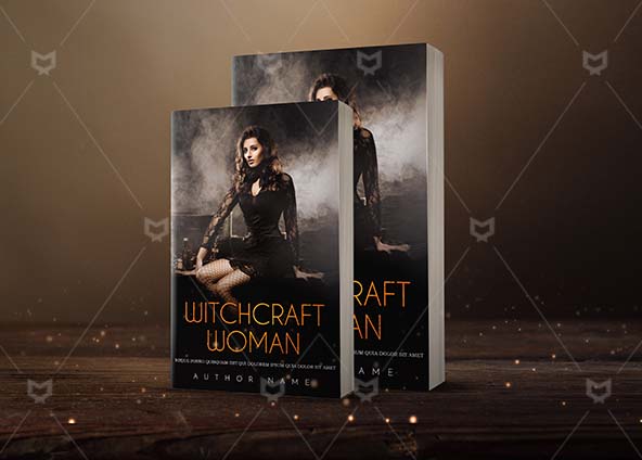 Fantasy-book-cover-design-Witchcraft Woman-back