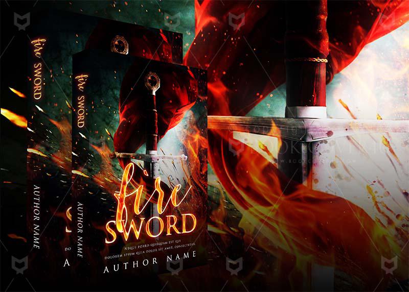 Fantasy-book-cover-design-Fire Sword-back