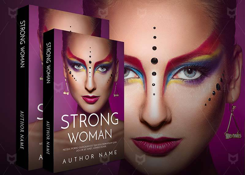 Fantasy-book-cover-design-Strong Woman-back
