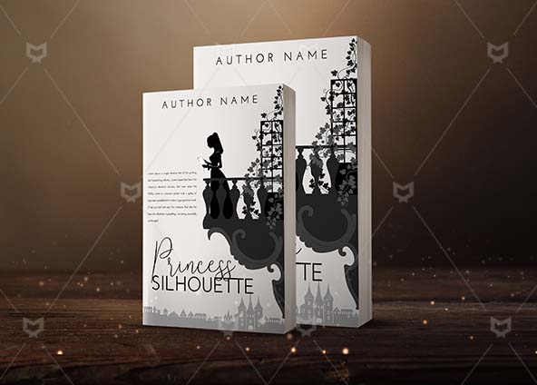 Fantasy-book-cover-design-Princess Silhouette-back