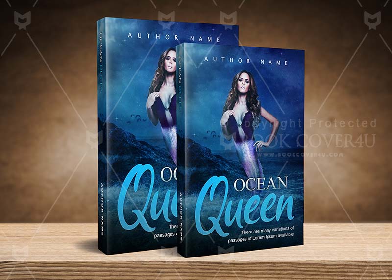 Fantasy-book-cover-design-Ocean Queen-back