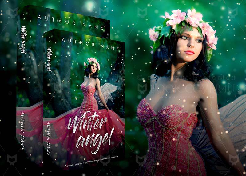 Fantasy-book-cover-design-Winter Angel-back