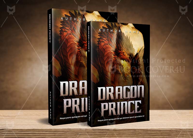 Fantasy-book-cover-design-Dragon Prince-back