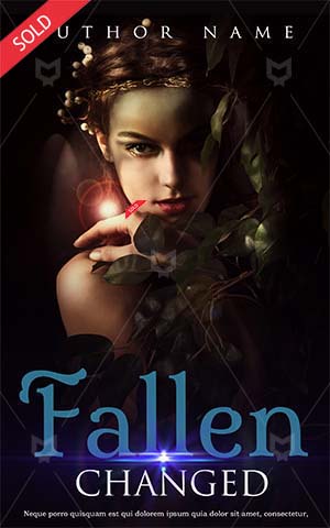 Fantasy-book-cover-flower-girl-princess-scary