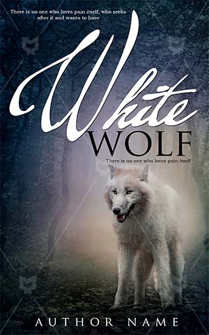 Fantasy-book-cover-alone-scary-forest-wolf