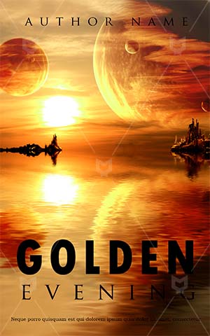 Fantasy-book-cover-sky-river-planets-sun