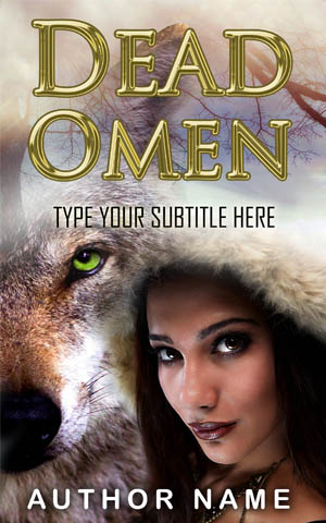 Fantasy-book-cover-wolf-Omen-witch-dead-paranormal