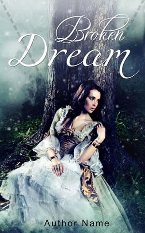 Fantasy-book-cover-dream-queen-alone-forest-historical-history