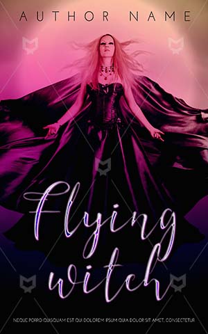 Fantasy-book-cover-Beautiful-Flying-Woman-Halloween-Witch-Girl-Young-Beauty-Wind-Magic-Fantastic-Long-Lady-Moon-Evil-Dress
