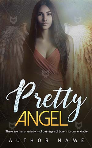 Fantasy-book-cover-Brunette-Pretty-Archangel-covers-Woman-Beautiful-Angel-Girl
