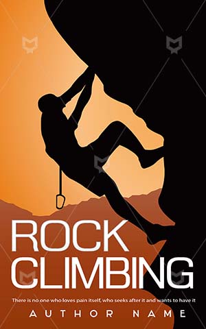 Fantasy-book-cover-Climb--Mountain---Premade-book-covers-fantasy--Rock-climbing--Climbing-mountain--Sunset--Strong--Hanging--Strength--Achievement--Outdoor