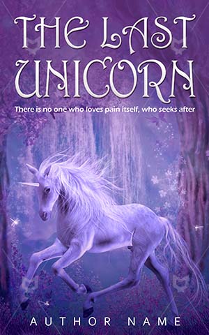 Fantasy-book-cover-Horse-Unicorn-Last-Sparkle-Water-Animal-Pink-Star-Unique-Lighting-covers