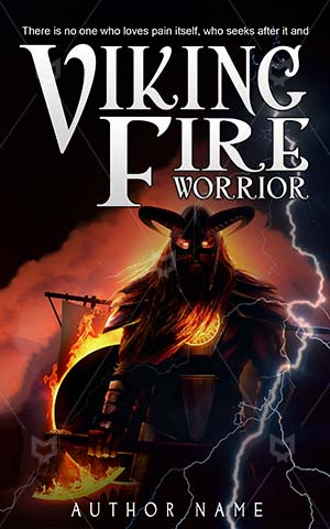 Fantasy-book-cover-Illustration-Fire-God-Viking-King-Ancient-Angry-Iron-Ship-Shield-design-Warrior-Barbarian