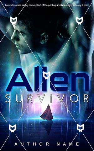 Fantasy-book-cover-Man-Strong-Alien-Male-Pretty-Beautiful-design-Survivor