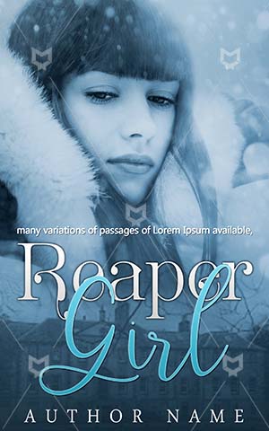 Fantasy-book-cover-Pretty--Girl--Reaper--Snow--Seasonal--Female--Women--Beauty--Snow-book-cover--Beautiful--Christmas--Snow-girl-book--Cold--Snowflake