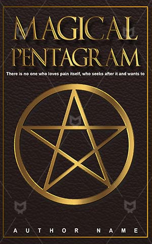 Fantasy-book-cover-Mysticism--Sorcery--Pentagram--Vector--Mystic--Illustration--Dark--Symbol--Magic-book-cover--Meditation--Spirit--Religion--Astrology--Magic