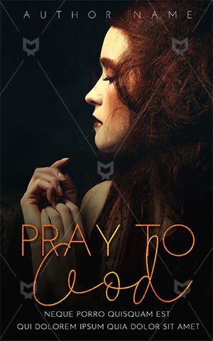 Fantasy-book-cover-woman-alone-god-pray-brown-hair-fantasy-design-dark-covers