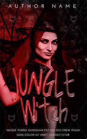 Fantasy-book-cover-woman-beautiful-girl-face-paint-gothic-scary-witch-smile