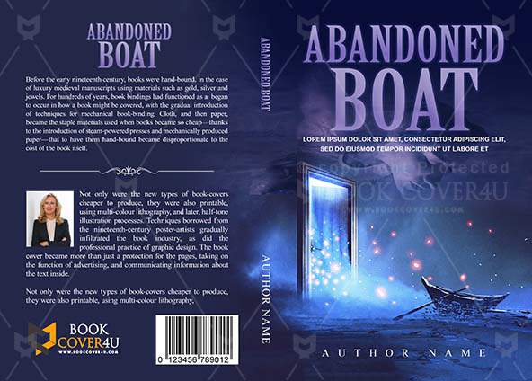 Fantasy-book-cover-design-Abandoned Boat-front