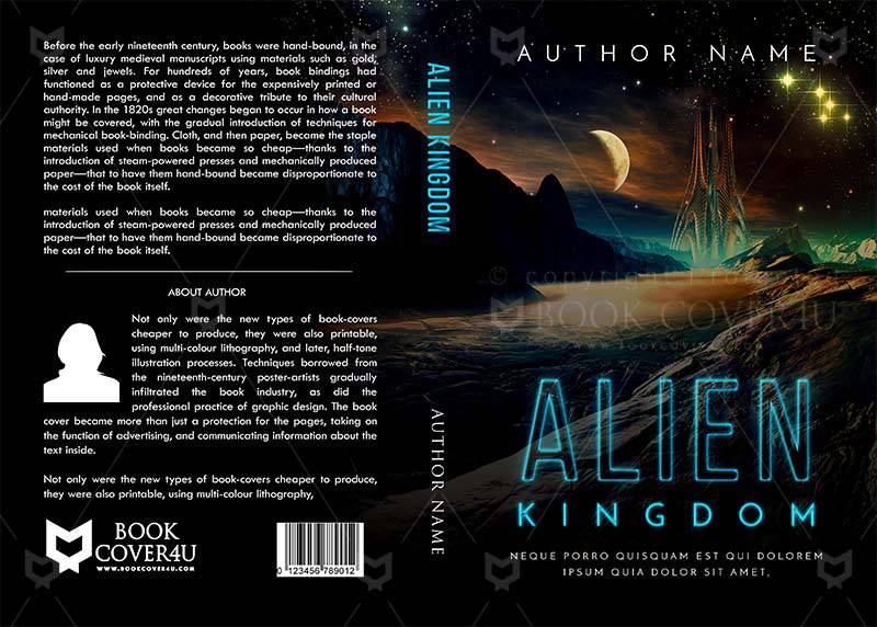 Fantasy-book-cover-design-Alien Kingdom-front