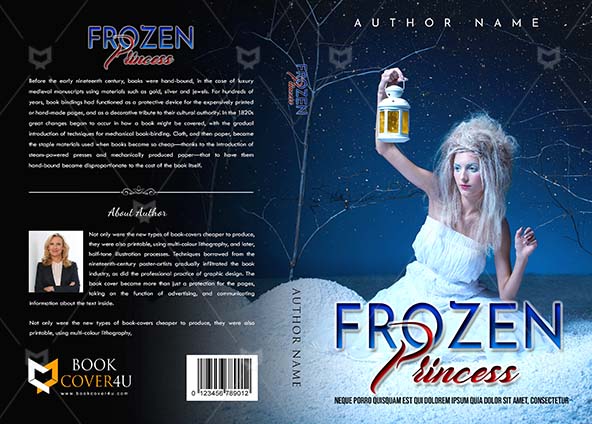 Fantasy-book-cover-design-Frozen Princess-front
