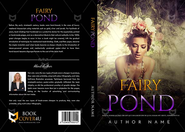 Fantasy-book-cover-design-Fairy Pond-front