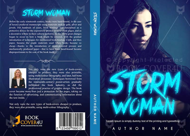 Fantasy-book-cover-design-Storm Woman-front