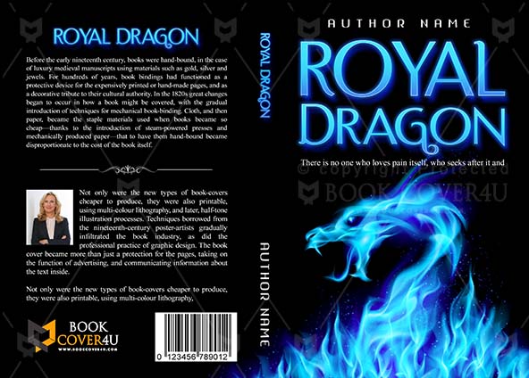 Fantasy-book-cover-design-Royal Dragon-front