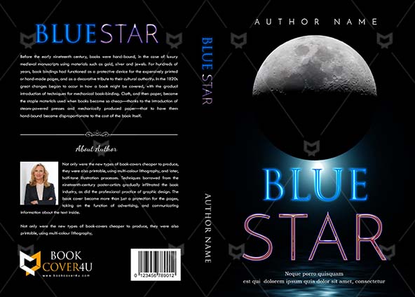 Fantasy-book-cover-design-Blue Star-front