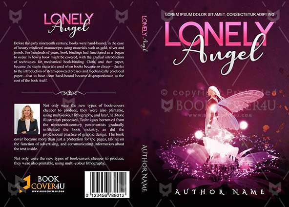 Fantasy-book-cover-design-Lonely Angel-front