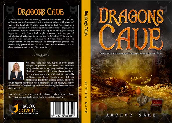 Fantasy-book-cover-design-Dragons Cave-front