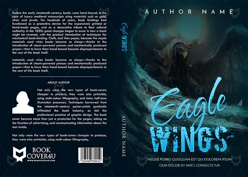 Fantasy-book-cover-design-Eagle Wings-front