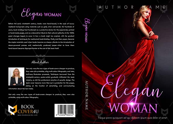 Fantasy-book-cover-design-Elegan Woman-front